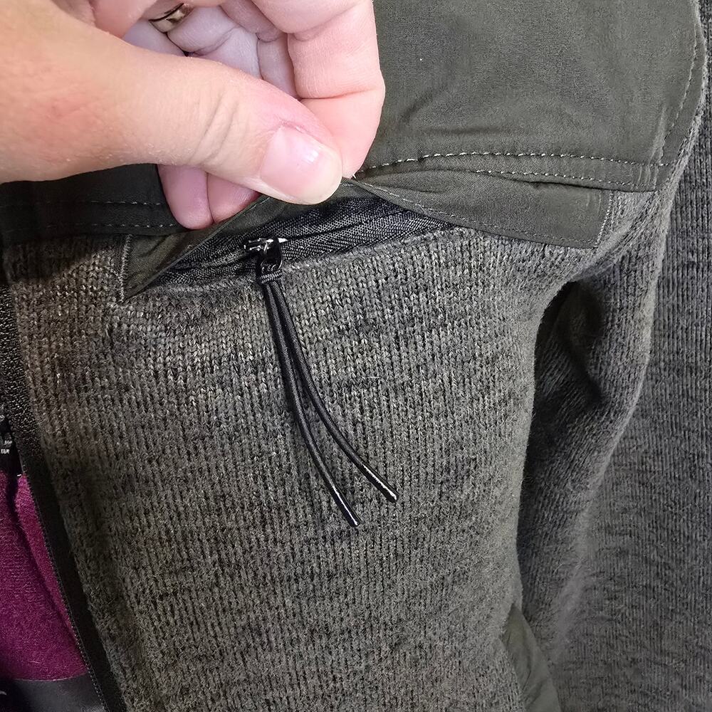 Women's All in Motion Green Knit Full Zip Athletic Jacket | Size Small - Picture 6 of 11